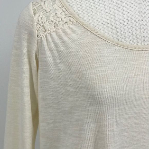 Rewind Knit Long Sleeve Top with Lace Back Detail - Picture 2 of 5